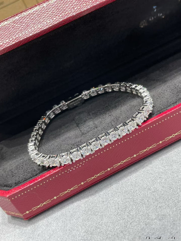 [⭐Mirelle jewelrys]TENNIS BRACELET WITH FULL DIAMOND SETTING