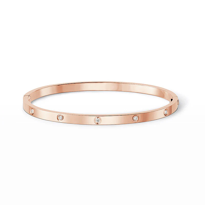 [⭐Mirelle]LOVE BRACELET 3.65MM 10 DIAMONDS