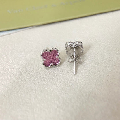 [⭐Mirelle]2026 NEW MINI CLOVER 1 MOTIF  BUBBLE PINK ENAMEL
