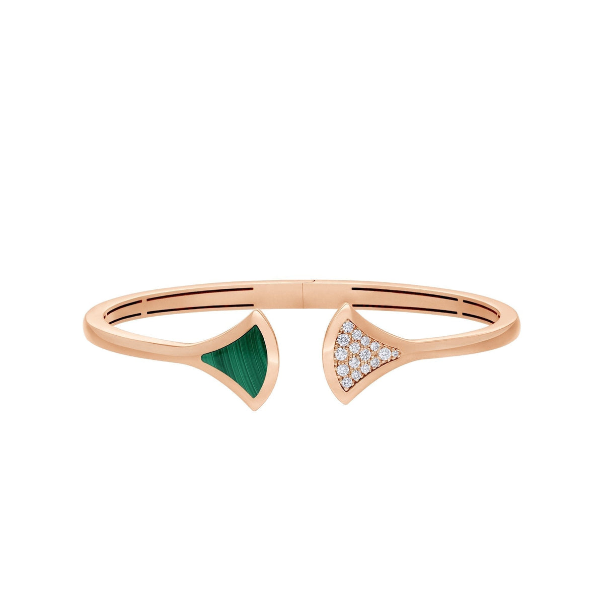 [⭐Mirelle]DREAM BRACELET OPEN MALACHITE PINK GOLD