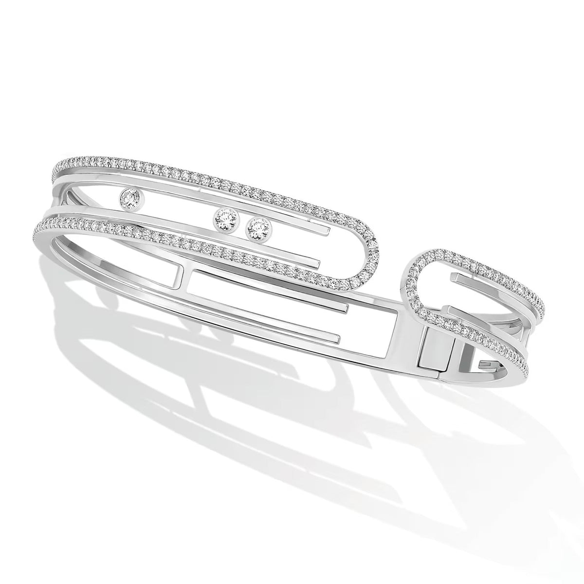 [⭐Mirelle]MOVE 10TH PAVED DIAMOND BRACELET