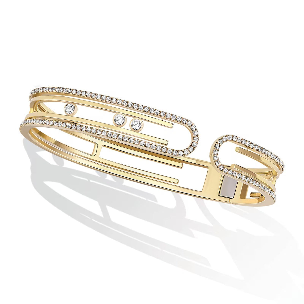 [⭐Mirelle]MOVE 10TH PAVED DIAMOND BRACELET