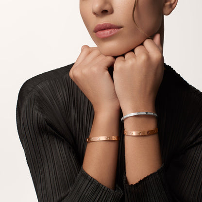 [⭐Mirelle]LOVE BRACELET 6.1MM BRUSHED