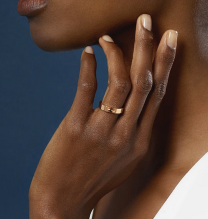 [⭐Mirelle]ALLIANCE LIENS VIDENCE 4MM RING