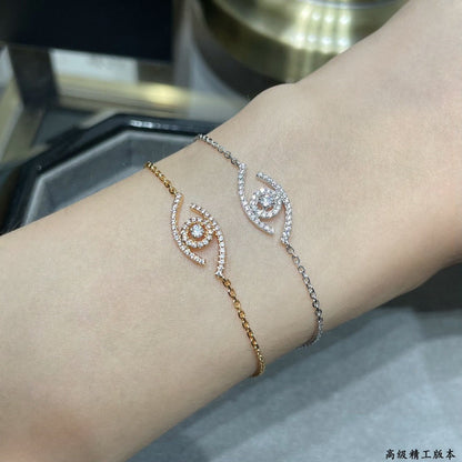 [⭐Mirelle]Demo Eye Pave-Set Diamond Bracelet