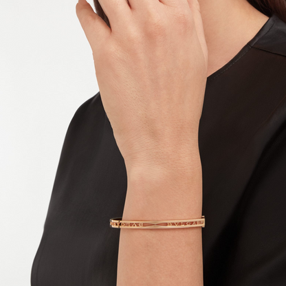 [⭐Mirelle]ZERO 1 SPIRAL LOGO PINK GOLD BRACELET