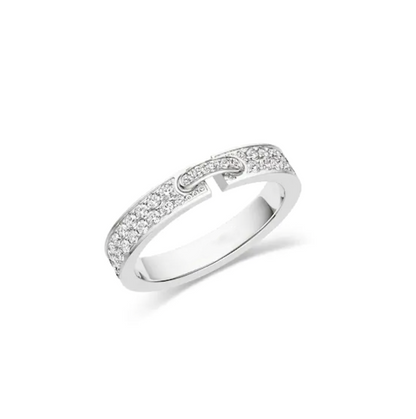 [⭐Mirelle]ALLIANCE LIENS VIDENCE PAVED DIAMOND 4MM RING