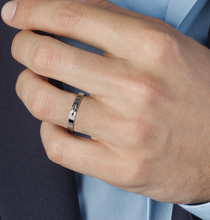 [⭐Mirelle]ALLIANCE LIENS VIDENCE 3MM RING