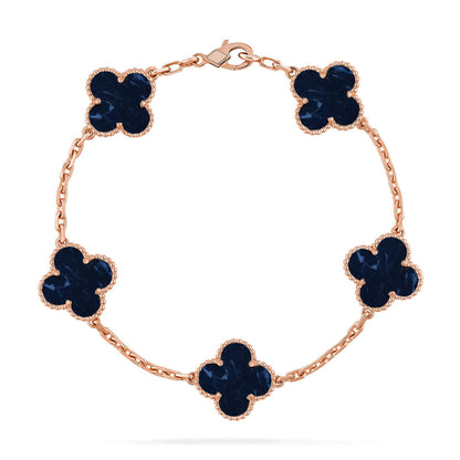 [⭐Mirelle]CLOVER 5 MOTIF PIETERSITE BRACELET COLLECTION
