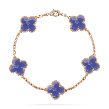 [⭐Mirelle]CLOVER 5 MOTIF BLUE VEINS BRACELET COLLECTION