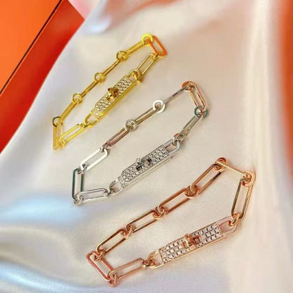 [⭐Mirelle]CHAINE BRACELET SMALL MODEL DIAMOND