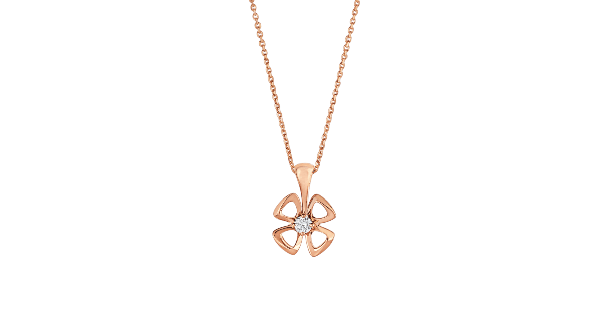 [⭐Mirelle]FIOREVER NECKLACE DIAMOND CENTER