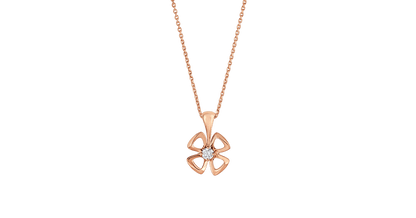 [⭐Mirelle]FIOREVER NECKLACE DIAMOND CENTER