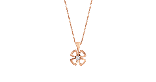 [⭐Mirelle]FIOREVER NECKLACE DIAMOND CENTER