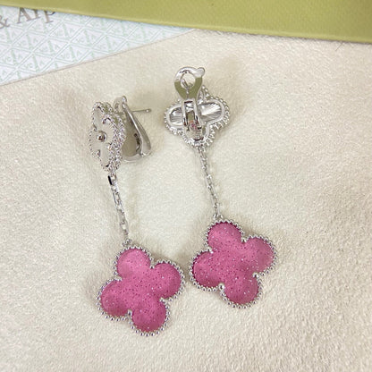 [⭐Mirelle]2026 NEW CLOVER 2 MOTIF  BUBBLE PINK ENAMEL