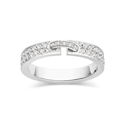 [⭐Mirelle]ALLIANCE LIENS VIDENCE PAVED DIAMOND 4MM RING