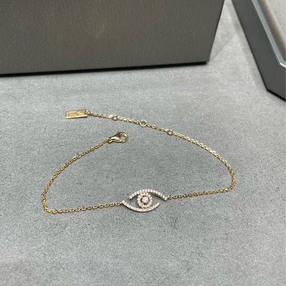 [⭐Mirelle]Demo Eye Pave-Set Diamond Bracelet