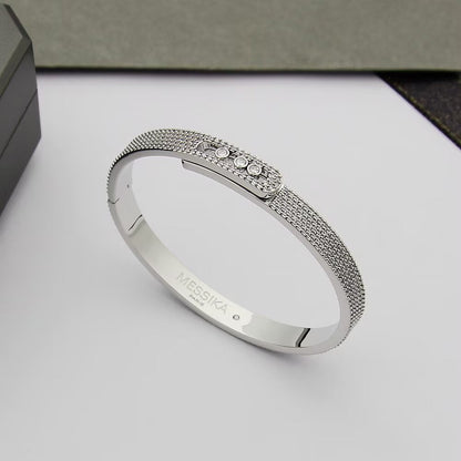 [⭐Mirelle]Move Noa Full Pavé Diamond Bangle Bracelet