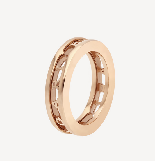 [⭐Mirelle]ZERO 1 ONE-BAND WITH OPENWORK LOGO SPIRAL RING