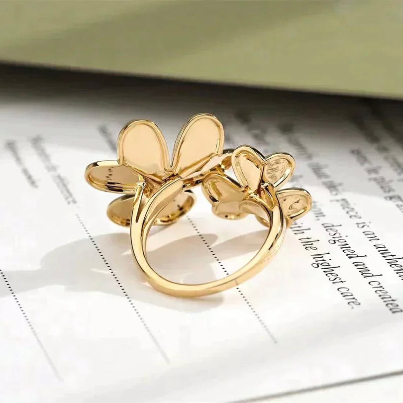 [⭐Mirelle]CLOVER COMOS GOLD DIAMOND RING