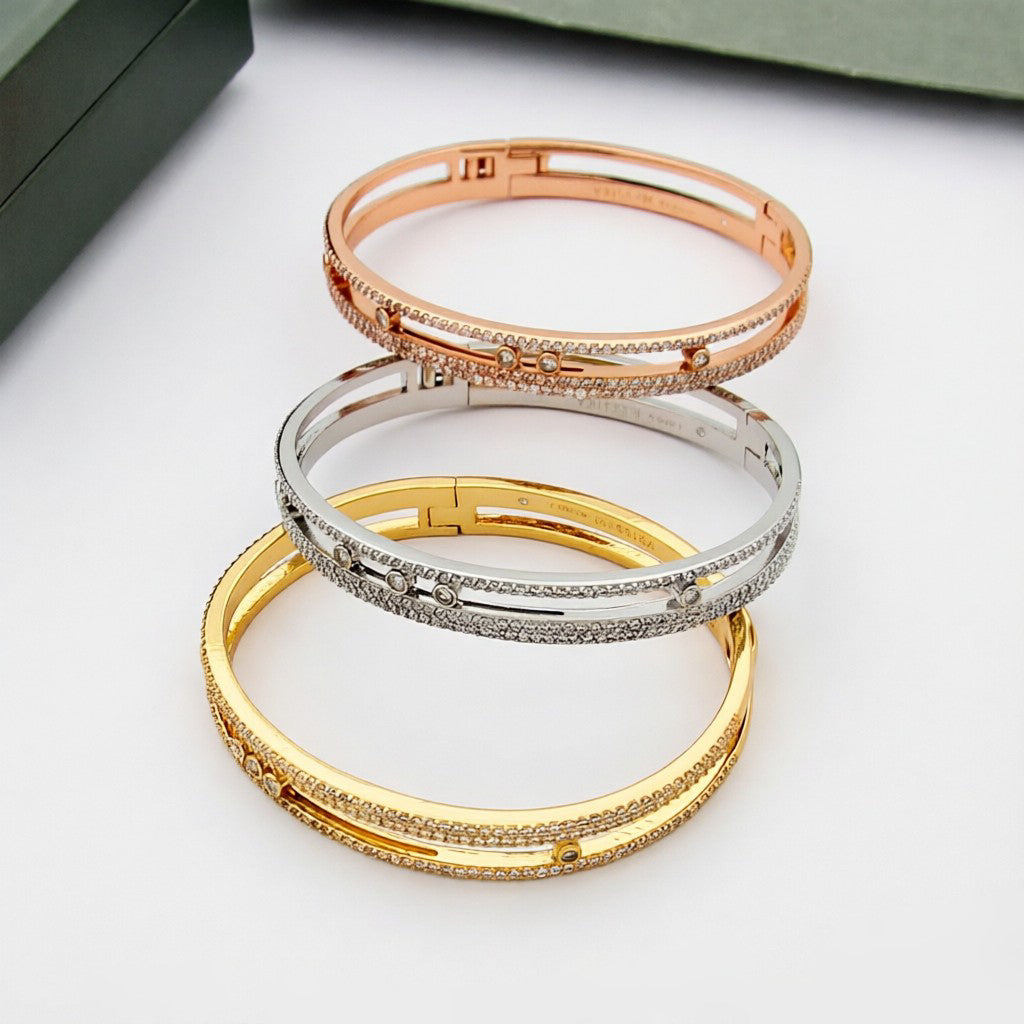 [⭐Mirelle]Move Romane pavé bangle