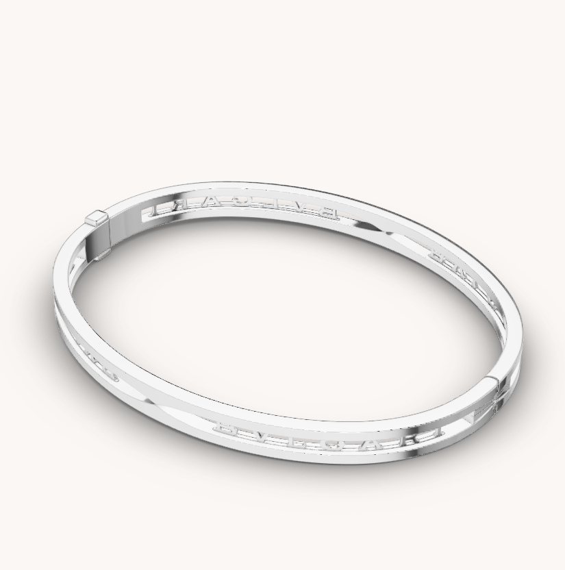 [⭐Mirelle]ZERO 1 SPIRAL LOGO SILVER BRACELET