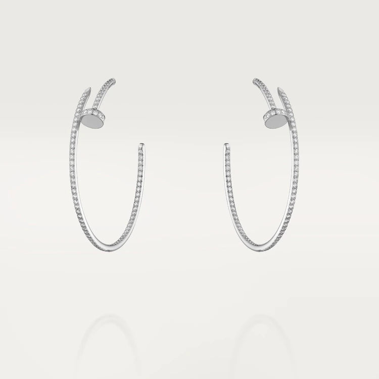[⭐Mirelle]JUSTE EARRINGS FULL DIAMONDS 1.8MM