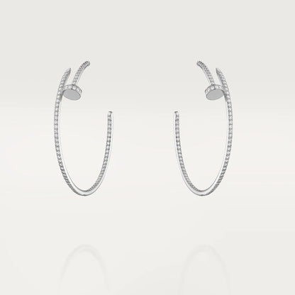 [⭐Mirelle]JUSTE EARRINGS FULL DIAMONDS 1.8MM