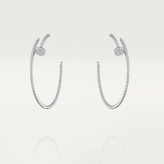 [⭐Mirelle]JUSTE EARRINGS FULL DIAMONDS 1.8MM