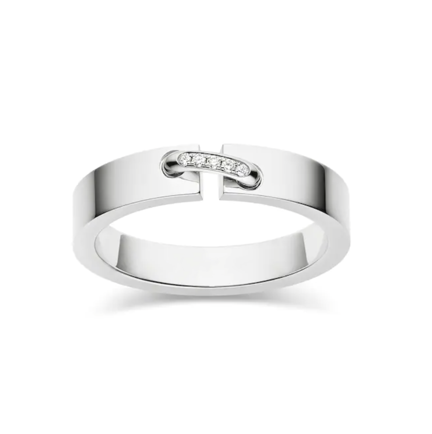 [⭐Mirelle]ALLIANCE LIENS VIDENCE DIAMOND 4MM RING