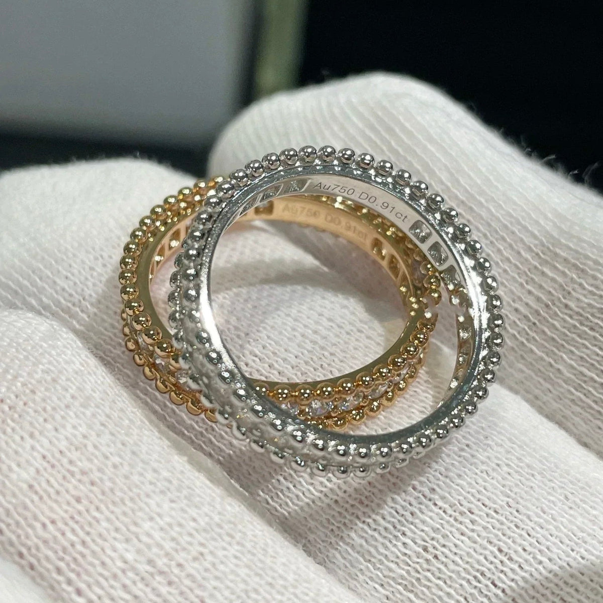 [⭐Mirelle]PERLEE DIAMOND SILVER RING