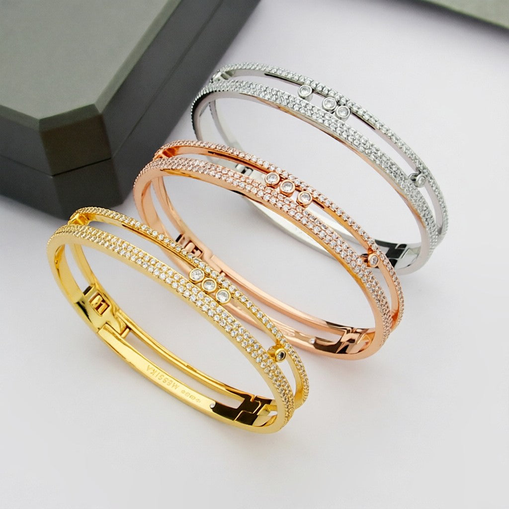 [⭐Mirelle]Move Romane pavé bangle
