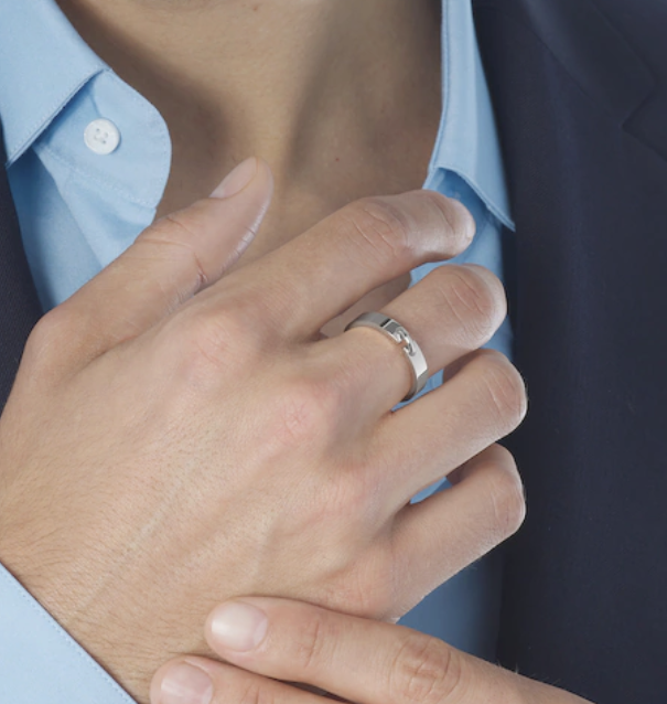 [⭐Mirelle]ALLIANCE LIENS VIDENCE 4MM RING
