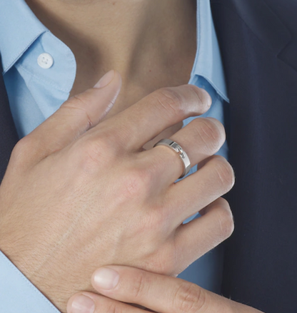 [⭐Mirelle]ALLIANCE LIENS VIDENCE 4MM RING
