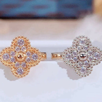 [⭐Mirelle]CLOVER DIAMOND RING