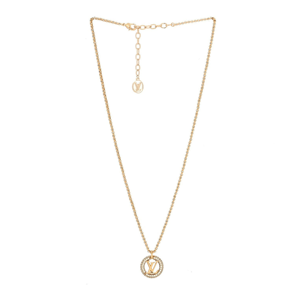 [⭐Mirelle]BY NIGHT DIAMOND PAVED NECKLACE