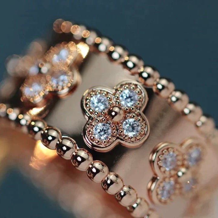 [⭐Mirelle]CLOVER KALEIDOSCOPE RING 10MM