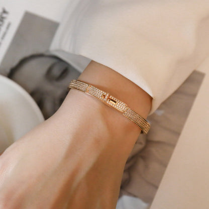 [⭐Mirelle]KELLY BRACELET DIAMOND PAVED