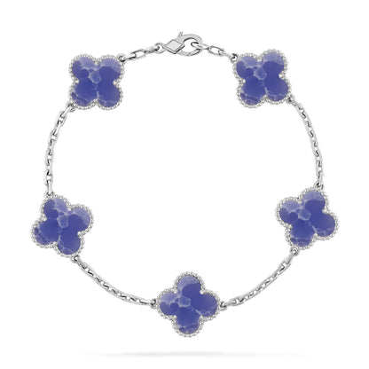 [⭐Mirelle]CLOVER 5 MOTIF BLUE VEINS BRACELET COLLECTION
