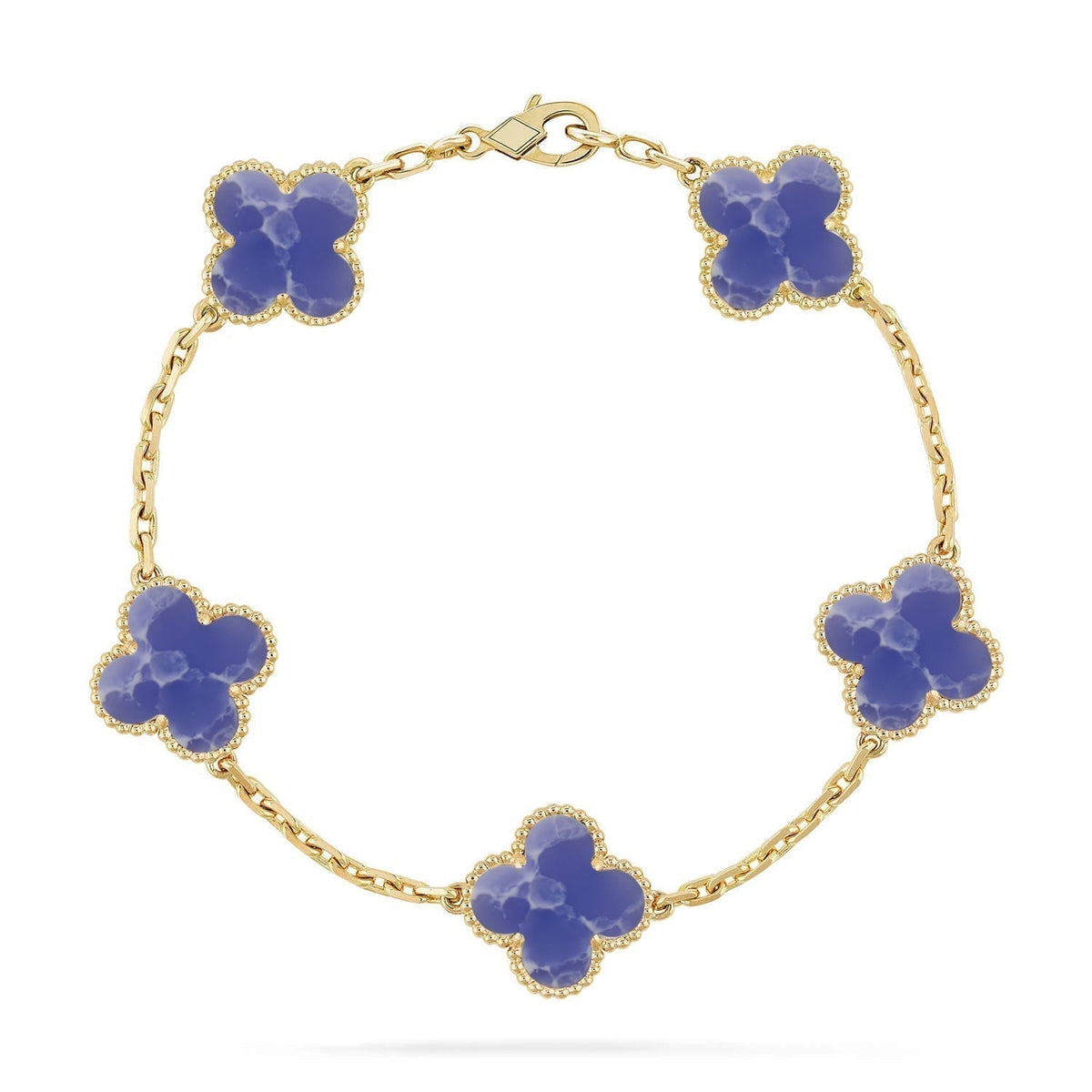 [⭐Mirelle]CLOVER 5 MOTIF BLUE VEINS BRACELET COLLECTION