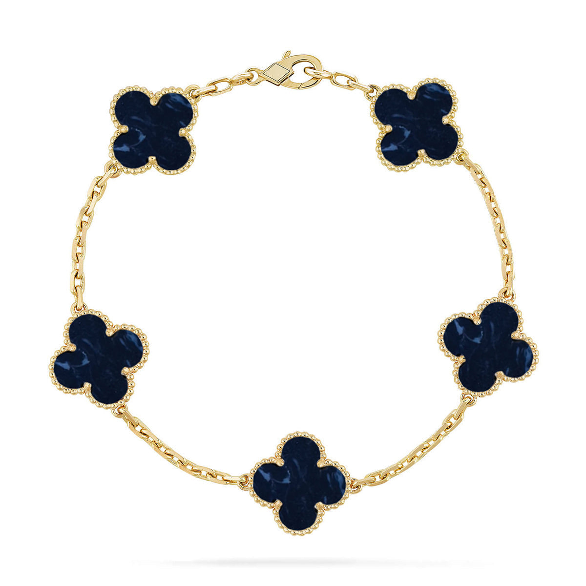 [⭐Mirelle]CLOVER 5 MOTIF PIETERSITE BRACELET COLLECTION