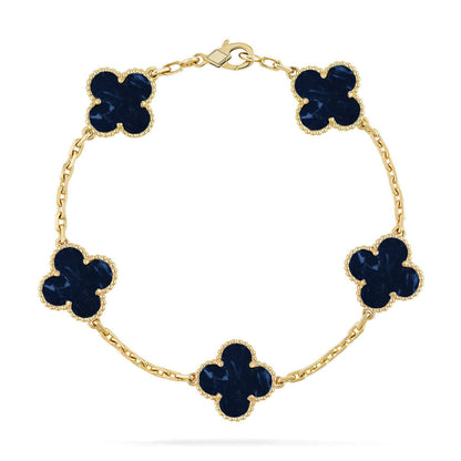 [⭐Mirelle]CLOVER 5 MOTIF PIETERSITE BRACELET COLLECTION