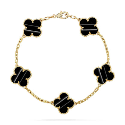 [⭐Mirelle] CLOVER 5 MOTIF PULSAR STONE BRACELET COLLECTION