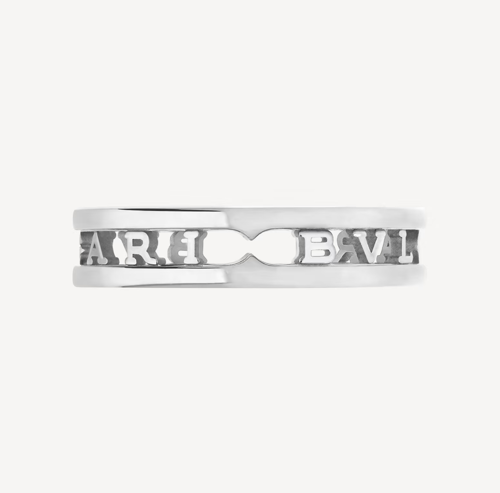 [⭐Mirelle]ZERO 1 ONE-BAND WITH OPENWORK LOGO SPIRAL RING