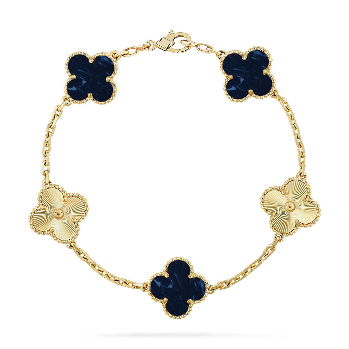 [⭐Mirelle]CLOVER 5 MOTIF PIETERSITE BRACELET COLLECTION