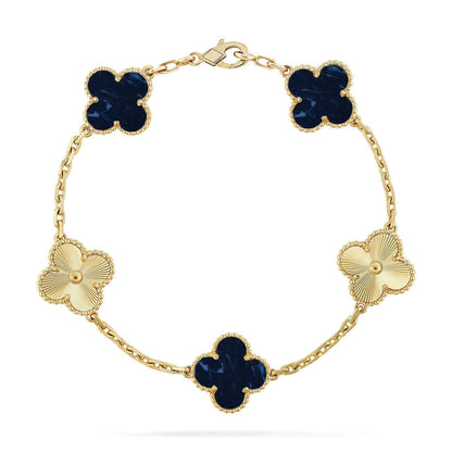 [⭐Mirelle]CLOVER 5 MOTIF PIETERSITE BRACELET COLLECTION