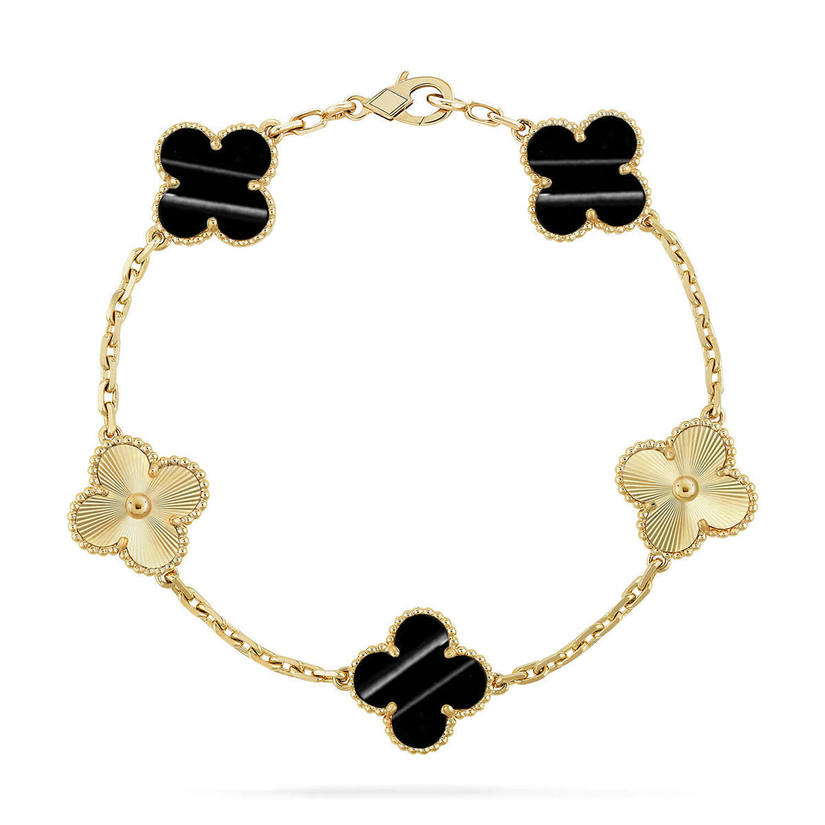 [⭐Mirelle] CLOVER 5 MOTIF PULSAR STONE BRACELET COLLECTION