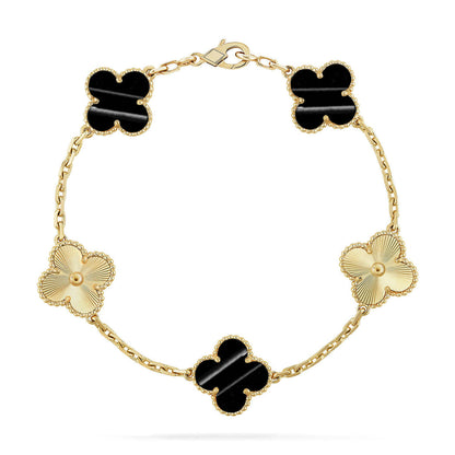 [⭐Mirelle] CLOVER 5 MOTIF PULSAR STONE BRACELET COLLECTION
