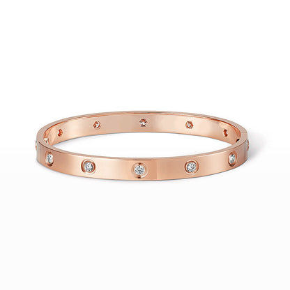 [⭐Mirelle]LOVE BRACELET 6.1MM 10 DIAMONDS