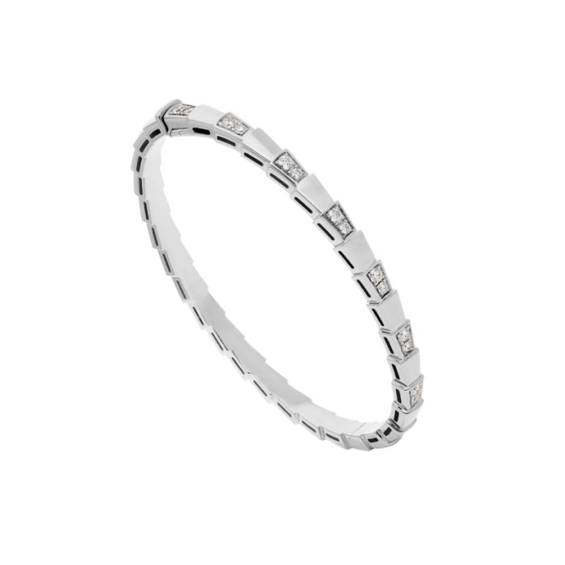 [⭐Mirelle]SERPENTI BRACELET SILVER DIAMOND
